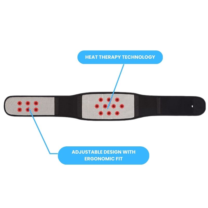 Thermal Relief Lumbar Heating Belt for Pain Relief and Comfort