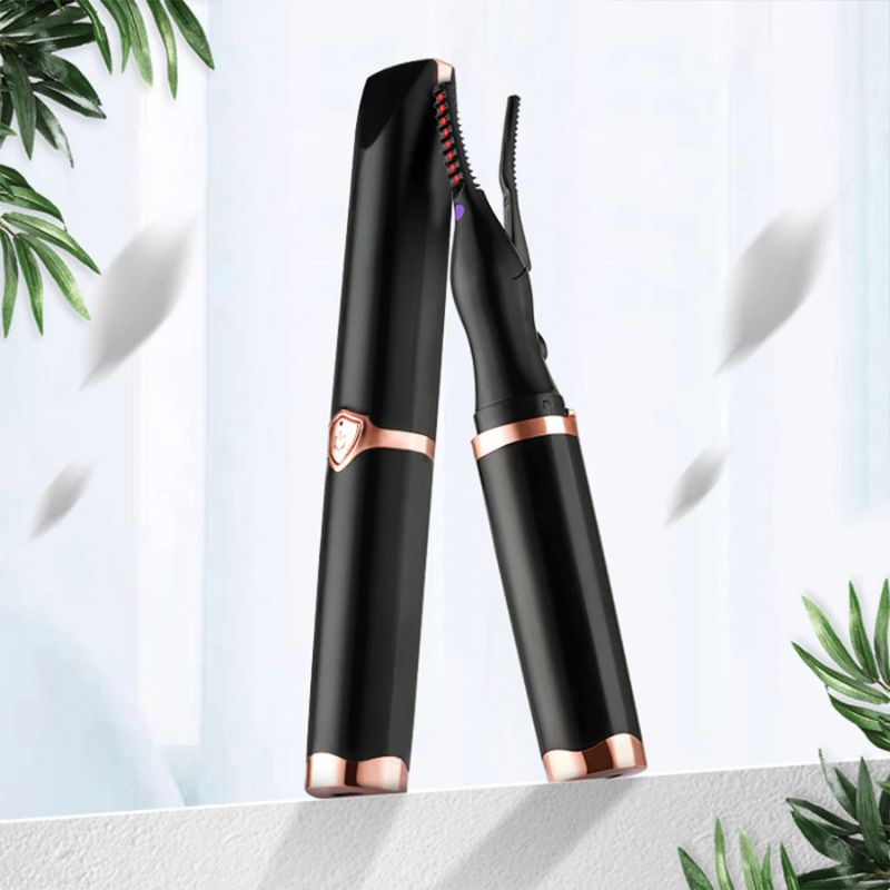 Heated Eyelash Curler for Long-Lasting Glamorous Curls