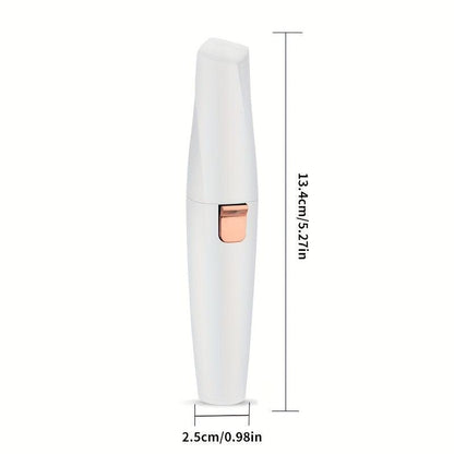 Rechargeable Eyebrow Trimmer And Facial Hair Remover With LED Light