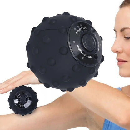 Vibrating Massage Ball - 4-Speed Electric Muscle Massager