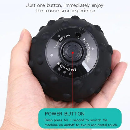 Vibrating Massage Ball - 4-Speed Electric Muscle Massager