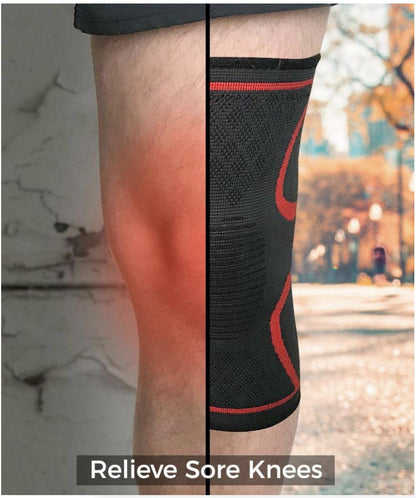 Knee Compression Sleeve With Non-Slip Support For Comfort