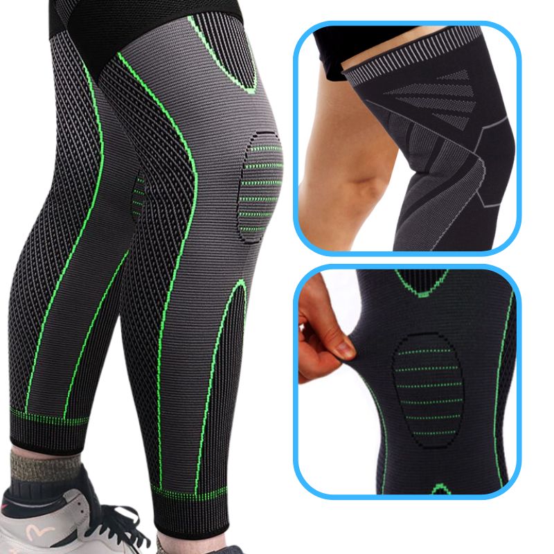 Heated Compression Leg Sleeves for Enhanced Recovery and Comfort