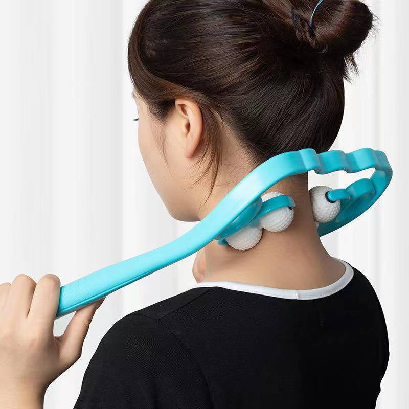 Pressure Point Full Body Massager with 4-Roller Design