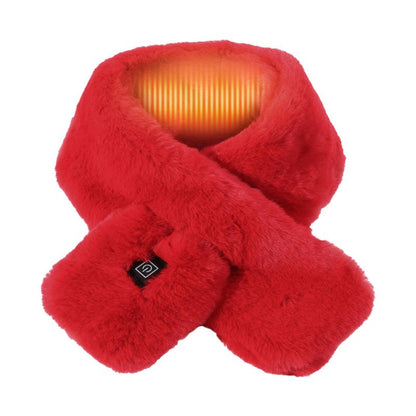 Plushy Warm Heating Scarf for Cozy Winter Comfort