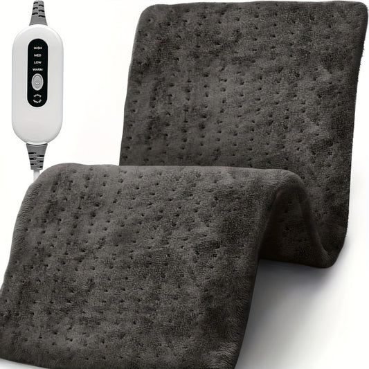 Electric Heating Pad - Soft Flannel Heated Blanket with 4 Settings