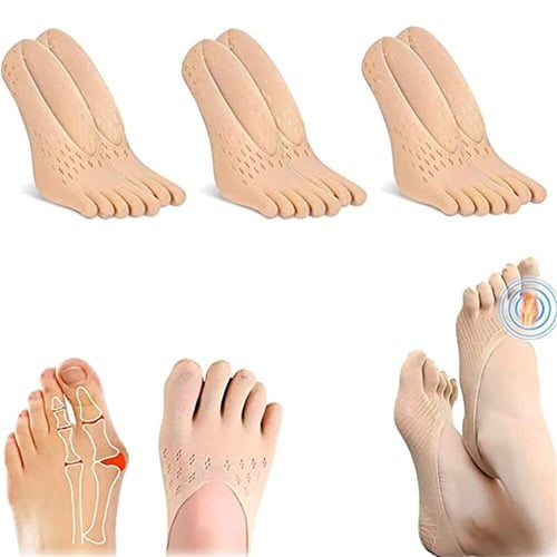 Ultra-Thin Five-Toe Socks for Breathable Comfort - 5 Pairs