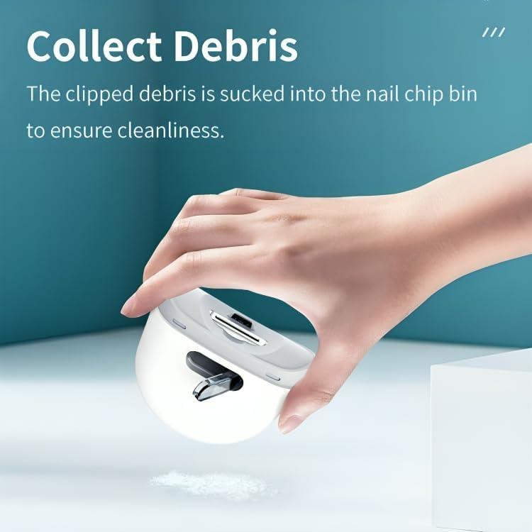 Automatic Nail Trimmer: Safe, Rechargeable, 2-Speed for All Ages