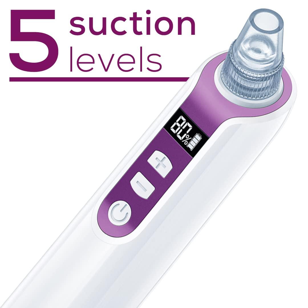 Pore Vacuum Blackhead Remover With Multiple Suction Levels