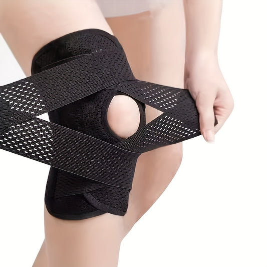 Adjustable Knee Brace With Stabilizers For Pain Relief And Support