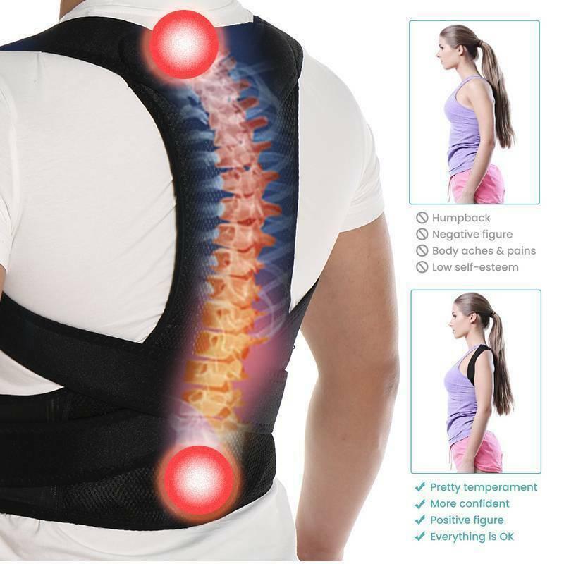 Posture Corrector For All Ages - Comfortable Back Brace Support