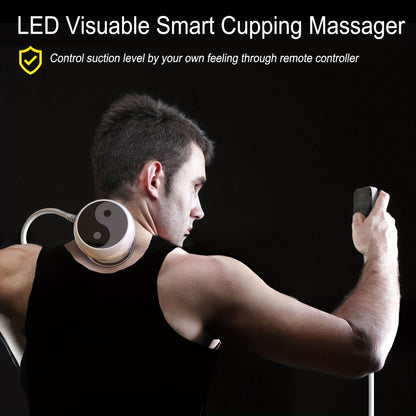 Rechargeable Smart Cupping Massager With Adjustable Suction And Heat