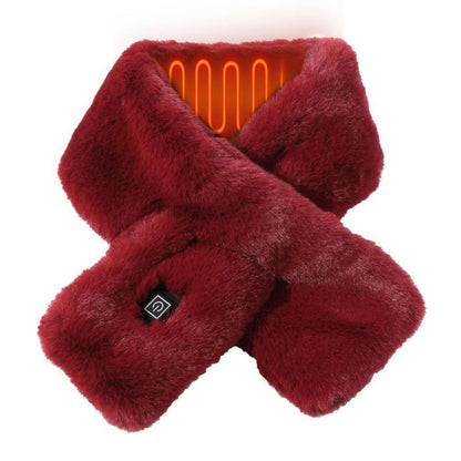 Plushy Warm Heating Scarf for Cozy Winter Comfort