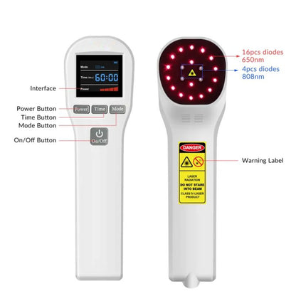 Handheld Laser Therapy Device for Pain Relief and Healing