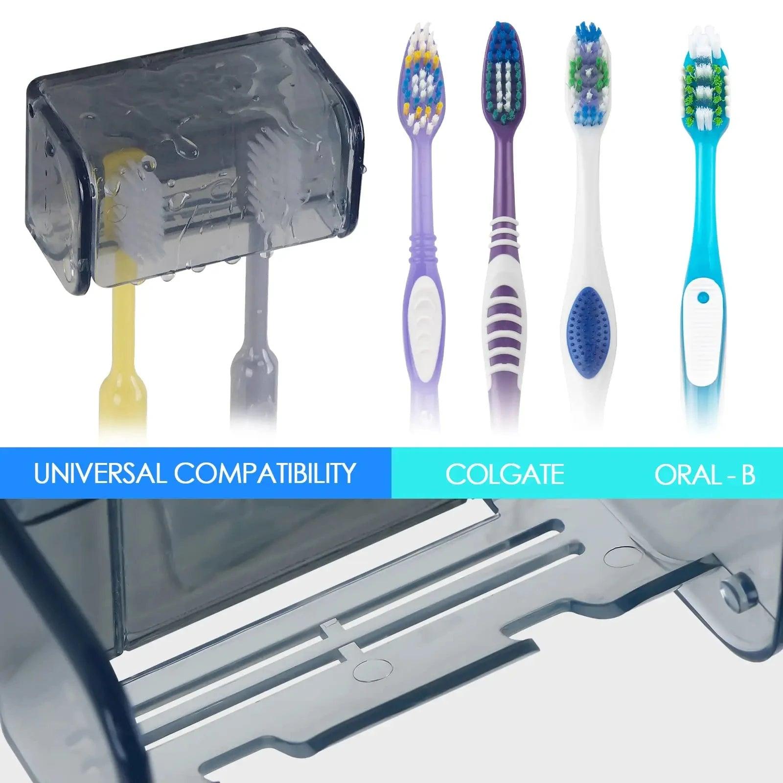 Toothbrush Holder Wall Mounted Self Adhesive Holder - LunaNest