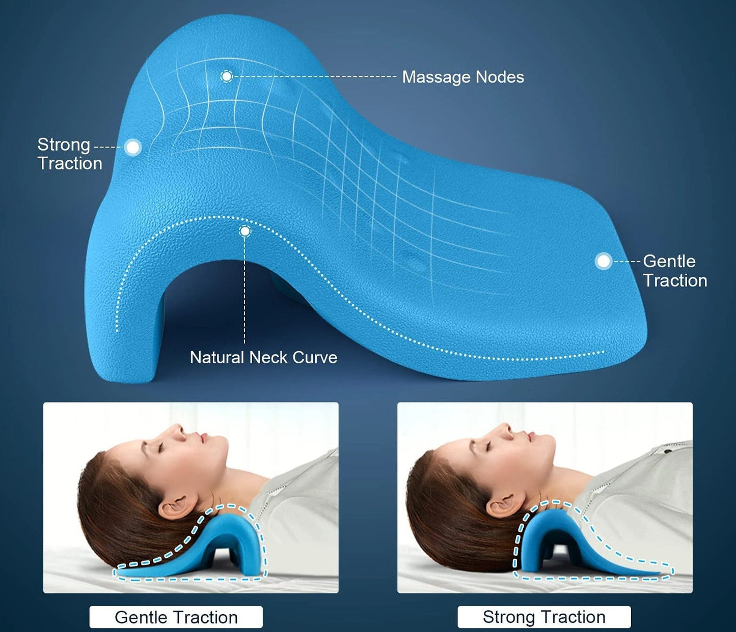 Pain Relief Neck Stretcher Pillow for Ultimate Comfort and Support