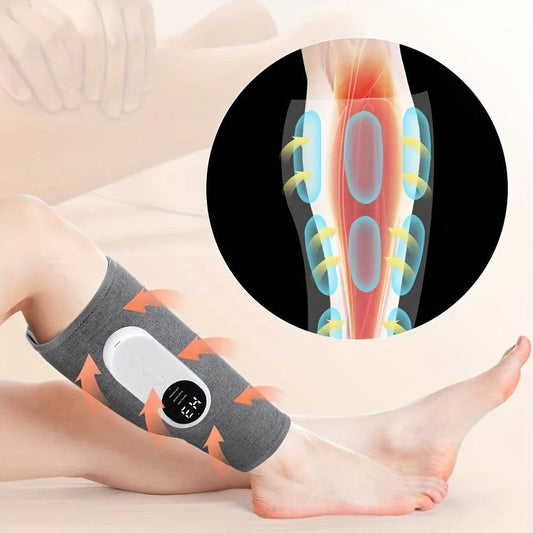 Rechargeable Heated Leg Massager with Air Compression and USB Charging