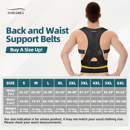 Magnetic Lumbar Back Support Belt for Men and Women