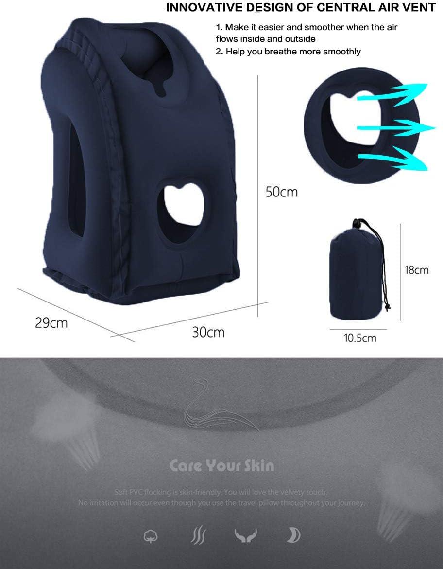 Inflatable Travel Pillow For Neck Support On The Go