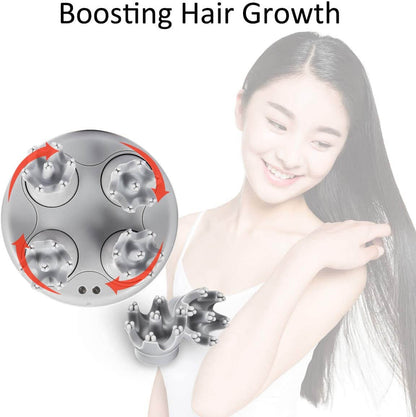 Electric Scalp Massager For Hair Growth And Relaxation