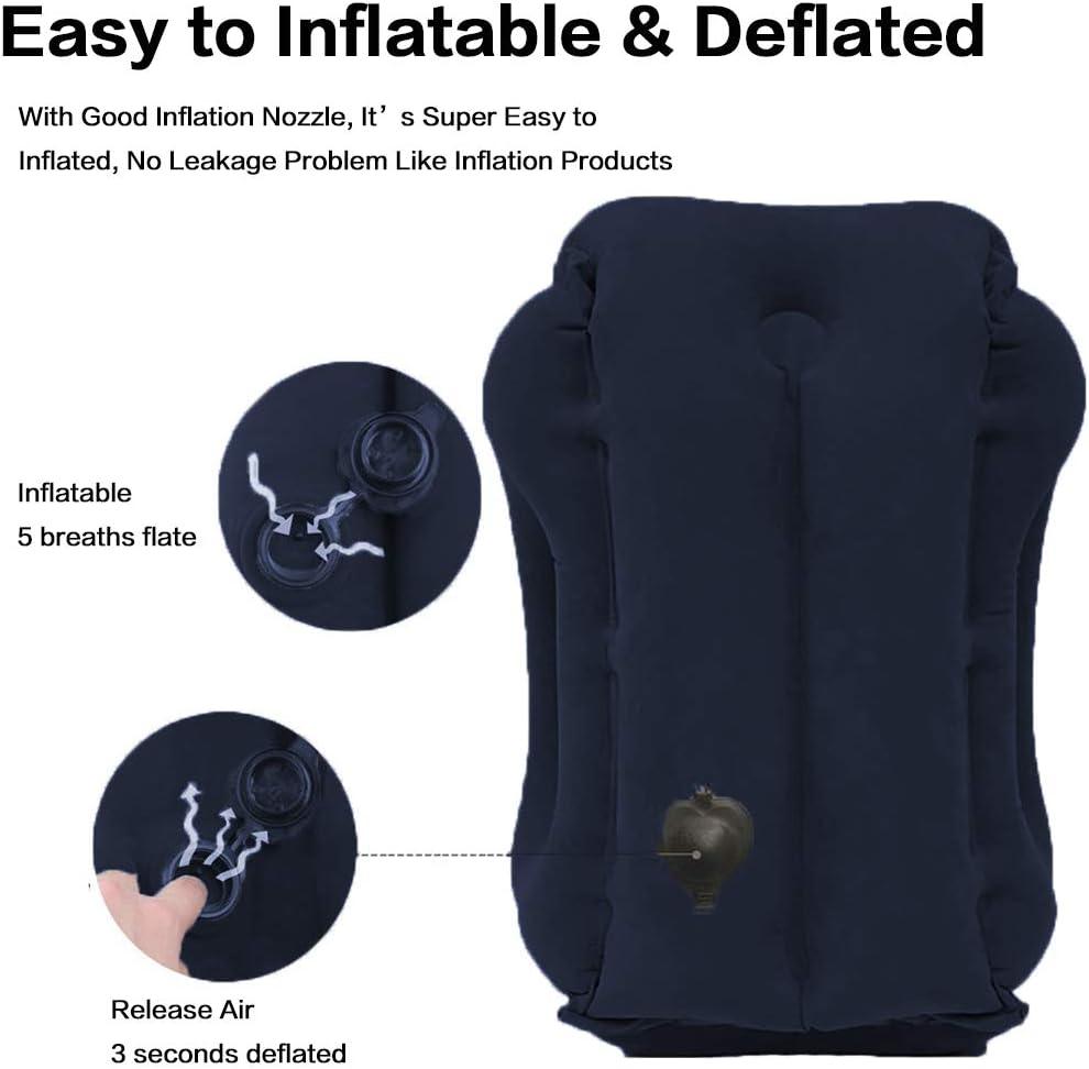 Inflatable Travel Pillow For Neck Support On The Go