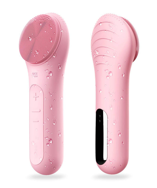 Rechargeable Waterproof Facial Cleansing Brush for All Skin Types