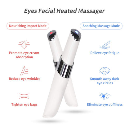 Electric Eye Massager For Reducing Dark Circles And Puffiness