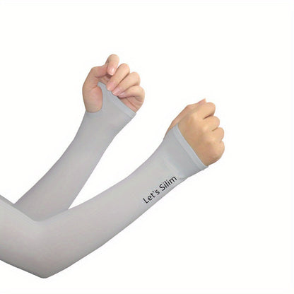 Ice Silk Arm Sleeves For UV Protection And Comfort