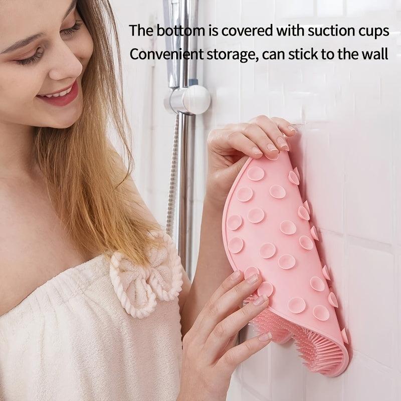 Silicone Bath Massage Pad: Exfoliating Foot and Back Scrubber