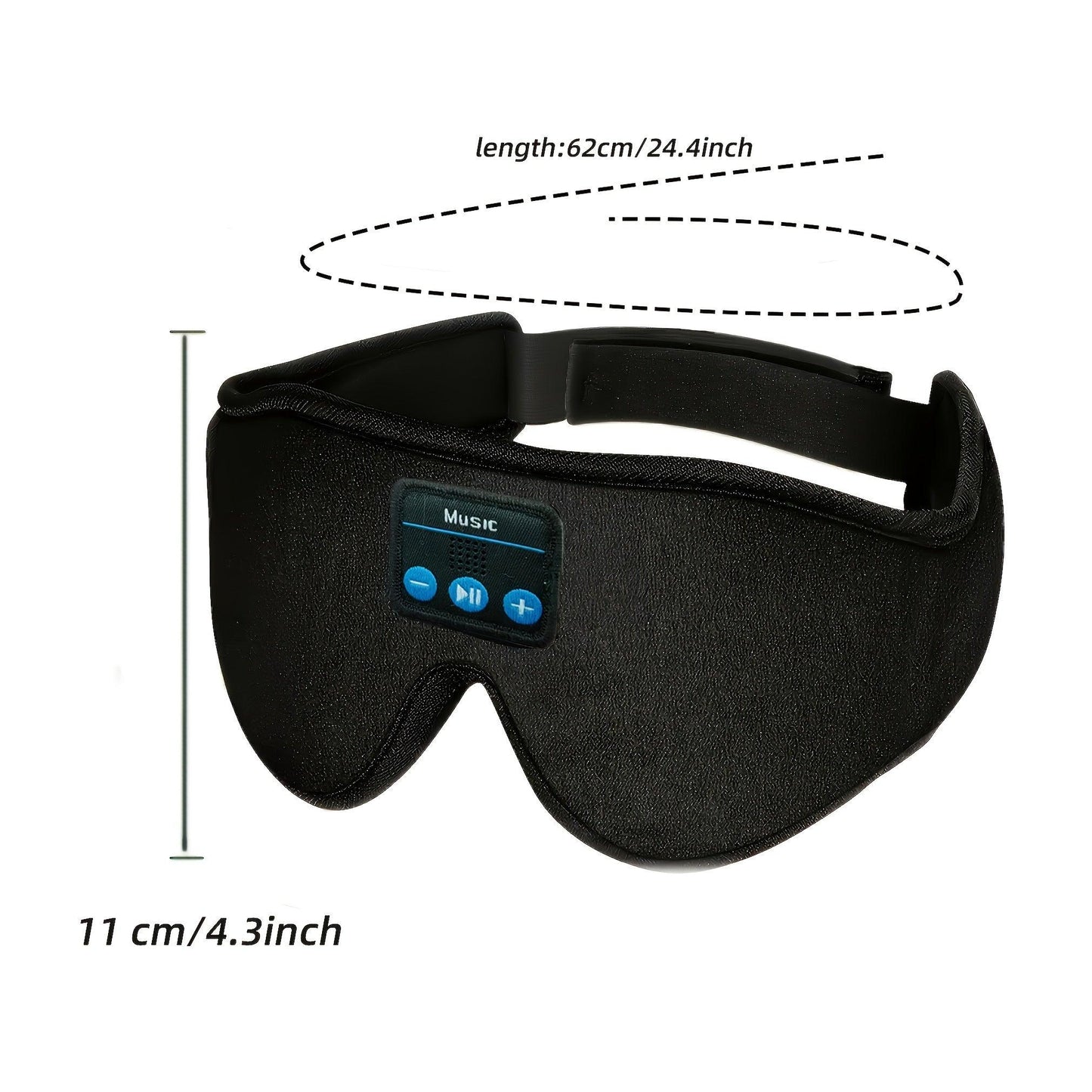 Bluetooth Sleep Mask With Headphones For Comfortable Travel