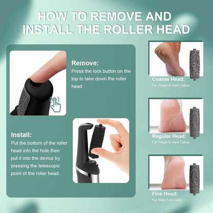 Electric Callus Remover Kit for Smooth, Soft Feet