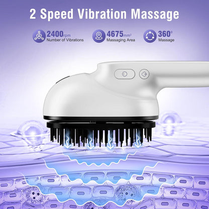 Electric Scalp Massager Comb For Relaxation And Nourishment