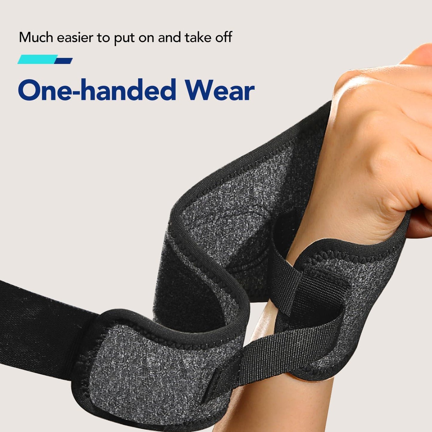 Wrist Support Brace for Carpal Tunnel, Arthritis, and Sprains (2 Pair)