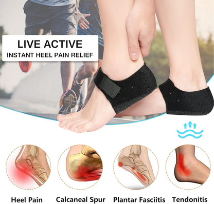 Heel Cups for Pain Relief and Comfort - Gel Cushion Support (4pc)