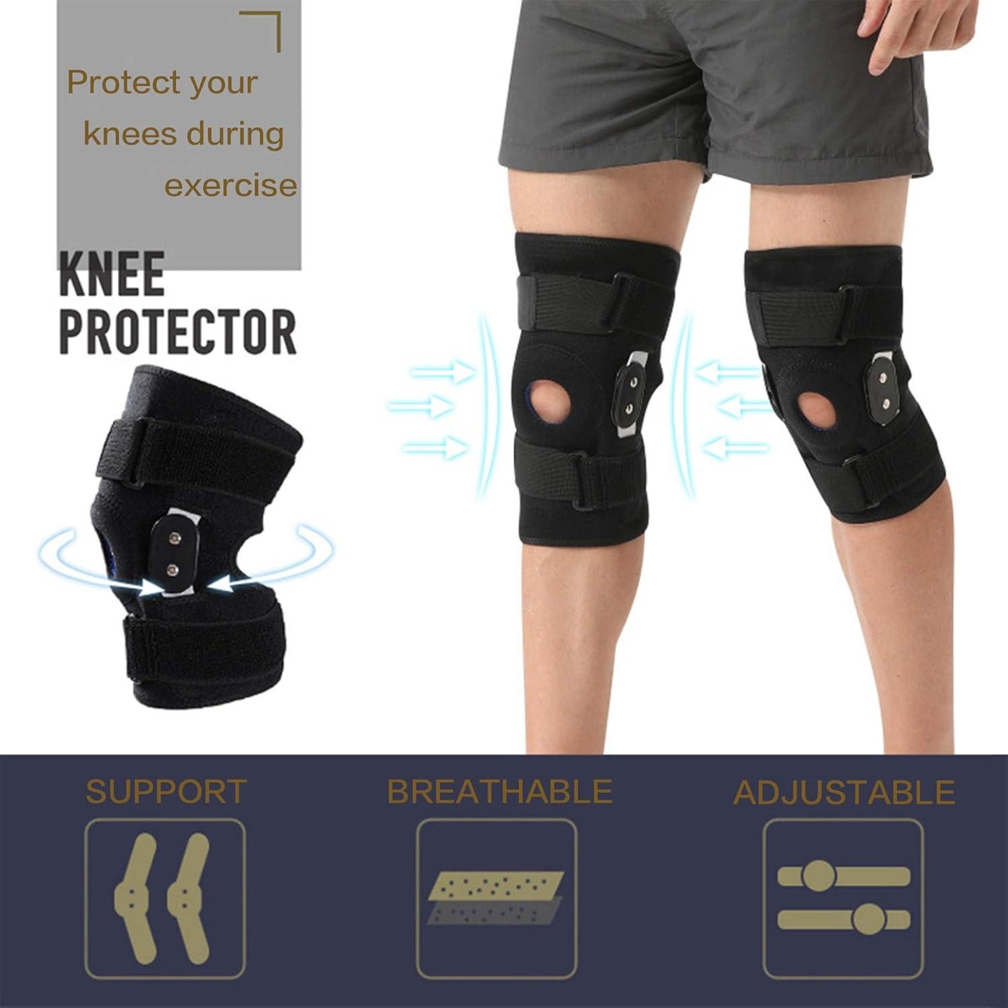 Decompression Knee Brace for Stable Support and Pain Relief