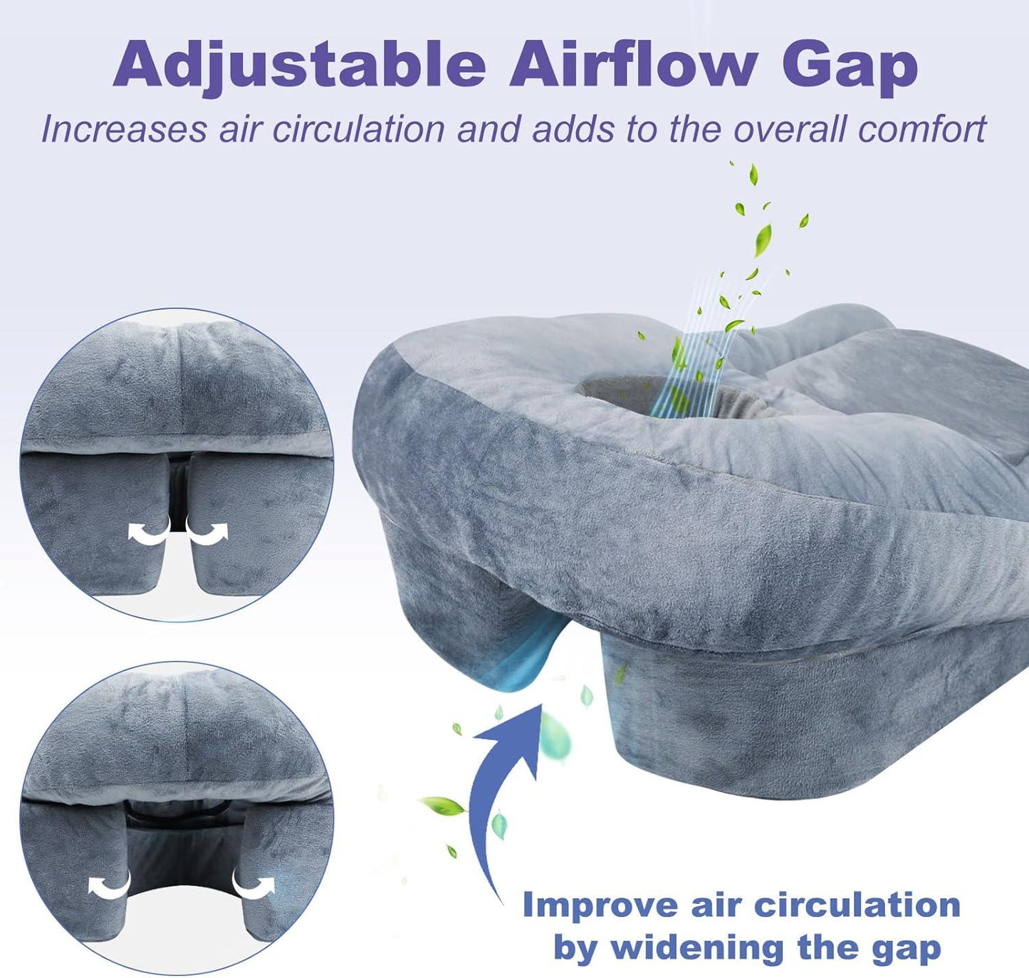 Face Down Pillow For Comfortable Stomach Sleeping After Surgery