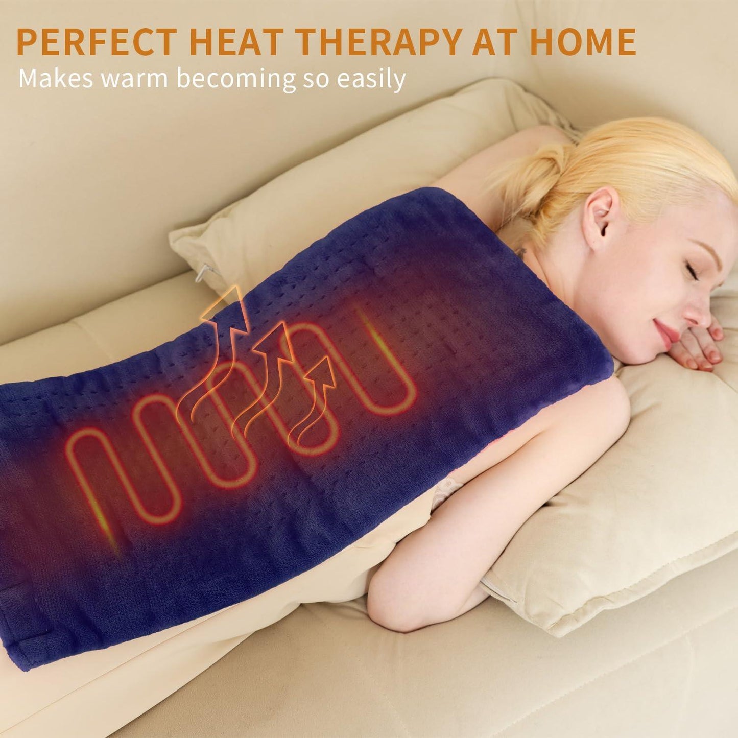 Electric Heating Pad for Pain Relief and Muscle Relaxation