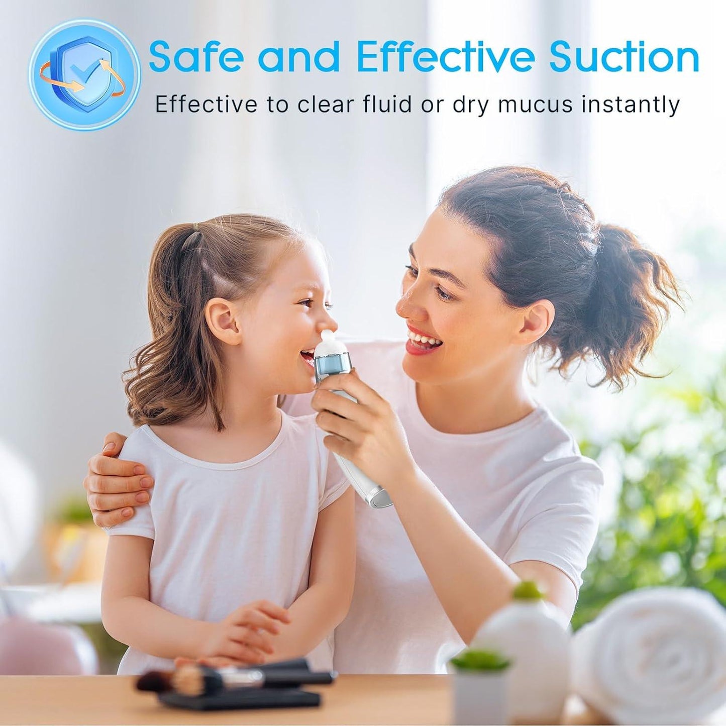 Electric Nasal Aspirator For Babies With Self-Cleaning Function