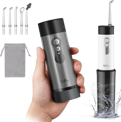 Portable Cordless Water Flosser with 4 Modes and DIY Feature