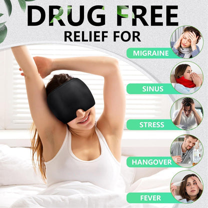 Migraine Relief Cap - Hot and Cold Therapy for Headaches