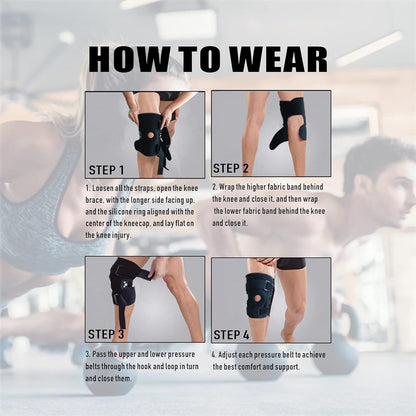 Decompression Knee Brace for Stable Support and Pain Relief