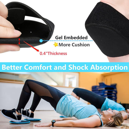 Heel Cups for Pain Relief and Comfort - Gel Cushion Support (4pc)