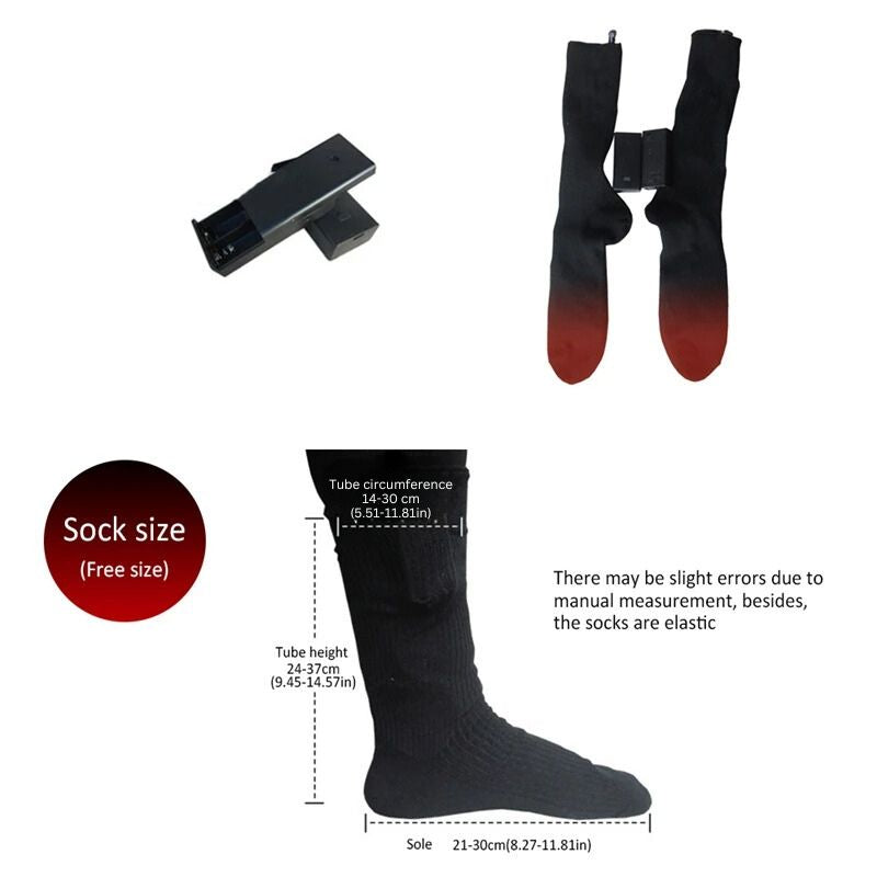 Heated Socks: Rechargeable Electric Battery for Ultimate Warmth