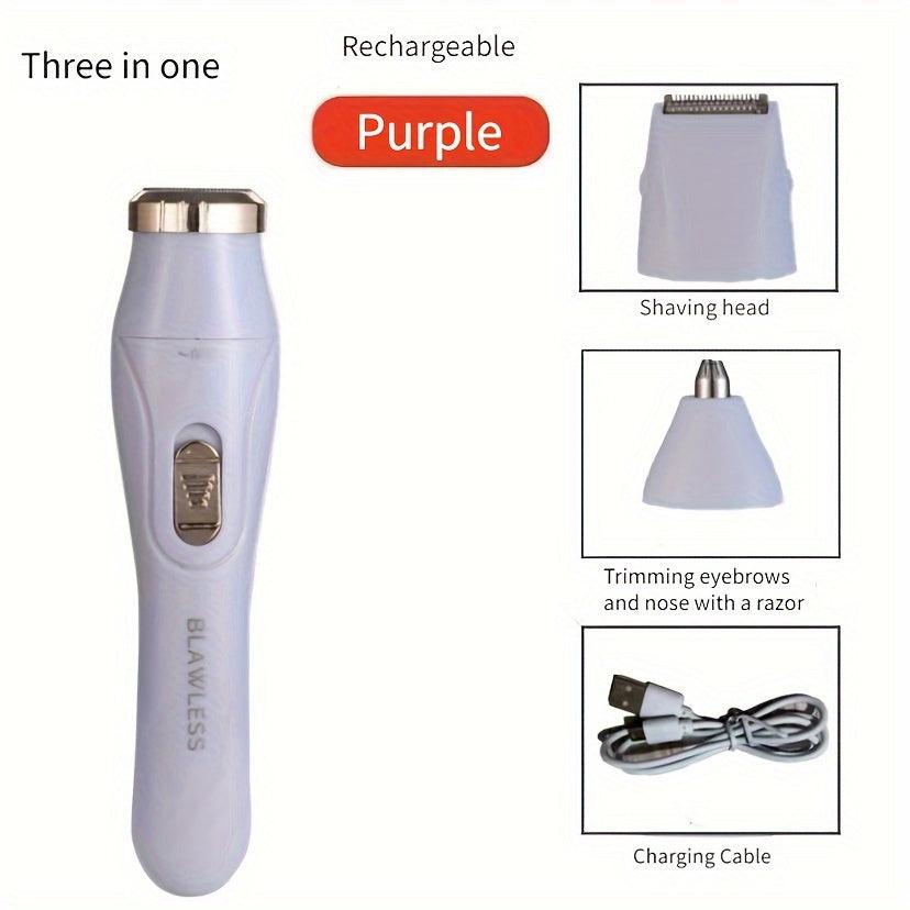 3-in-1 Electric Hair Removal Kit For Effortless Grooming