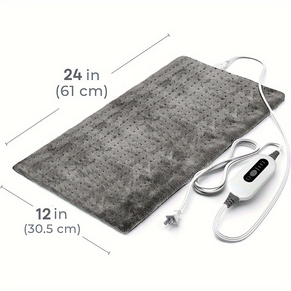 Electric Heating Pad - Soft Flannel Heated Blanket with 4 Settings