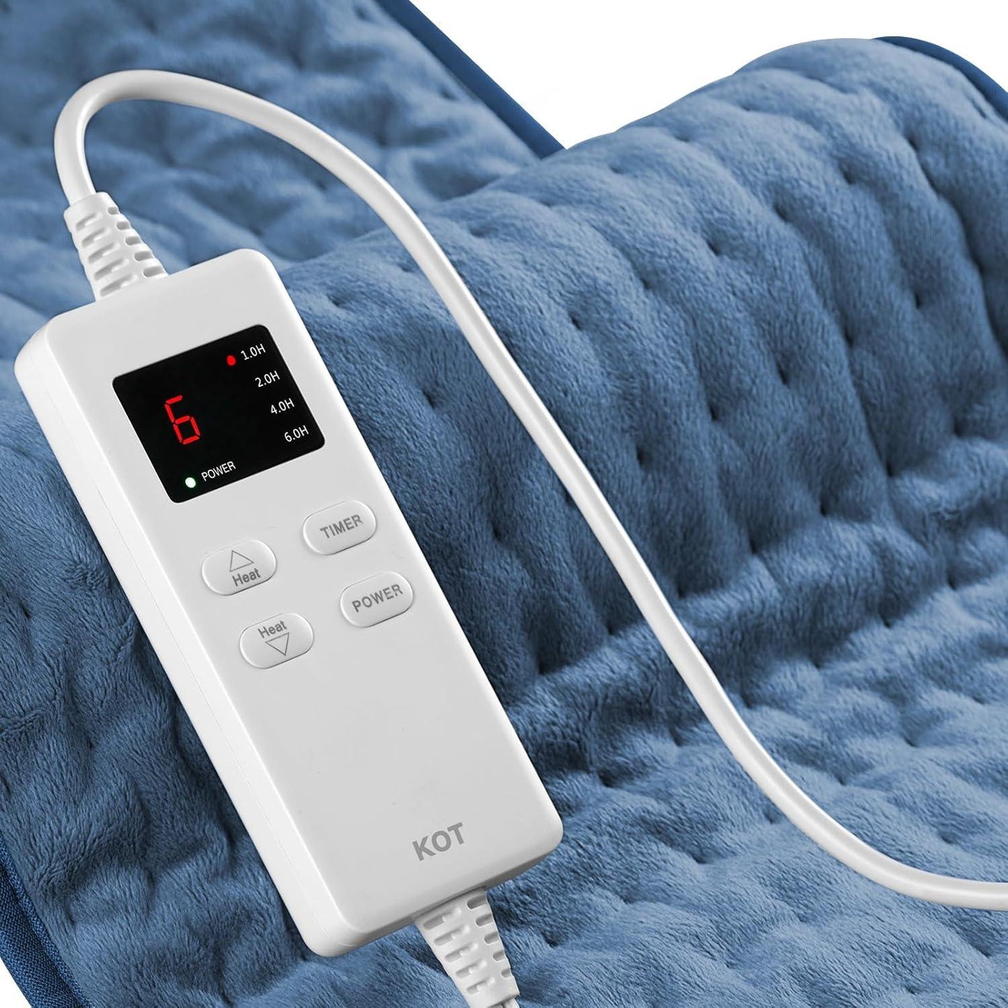 ComfortEase Massaging Heating Pad For Effective Back Pain Relief