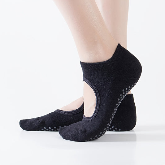 Cushioned Anti-Slip Yoga Socks for Women’s Pilates and Ballet