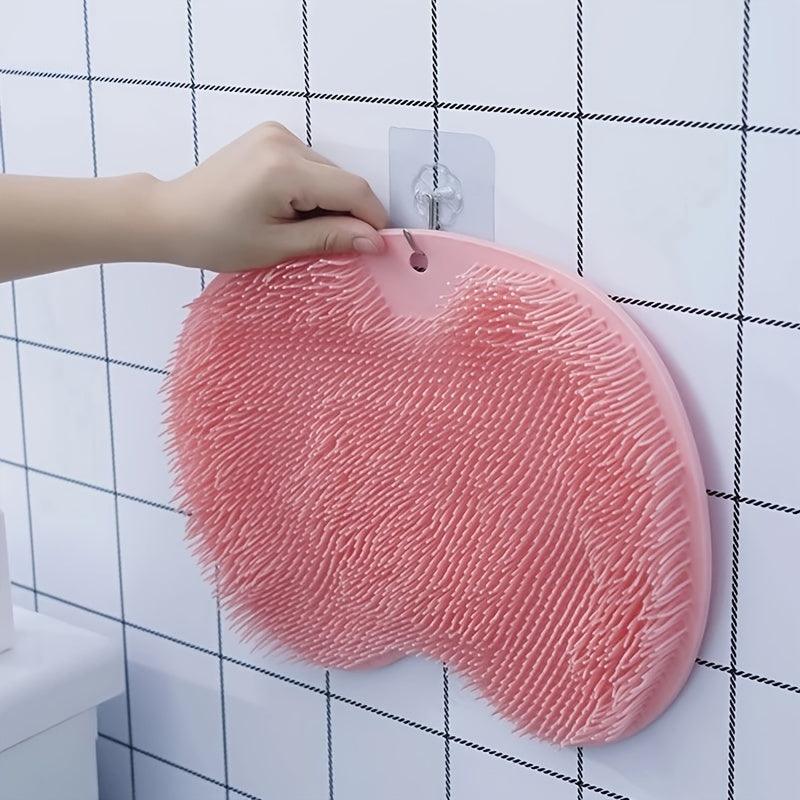 Silicone Bath Massage Pad: Exfoliating Foot and Back Scrubber