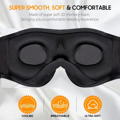 Bluetooth Sleep Mask With Headphones For Comfortable Travel