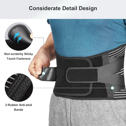 Comfortable Back Support Belt for Lower Back Pain Relief